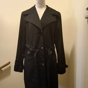 New York & Company Black Trench Coat
